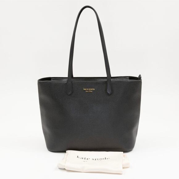 kate spade new york Veronica Large Leather Tote Black 420044 - Picture 1 of 3